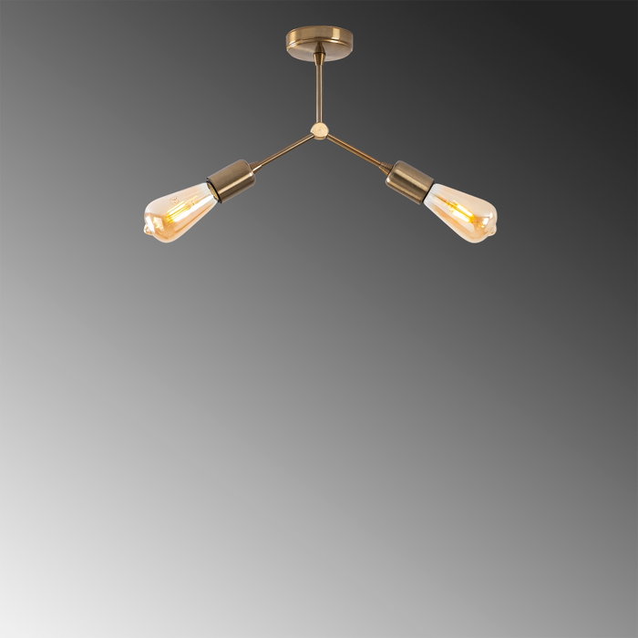 Opviq Sparrow - 1251 Lámpara de araña vintage cobre